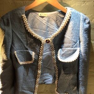 Gossip girl style tweed jacket